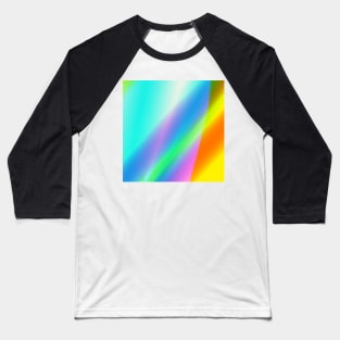 colorful abstract texture rainbow design Baseball T-Shirt